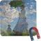 Promenade Woman by Claude Monet Square Fridge Magnet