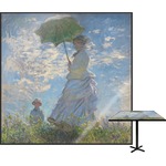 Promenade Woman by Claude Monet Square Table Top