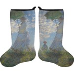 Promenade Woman by Claude Monet Holiday Stocking - Double-Sided - Neoprene