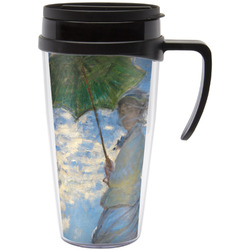 Promenade Woman by Claude Monet Acrylic Travel Mug with Handle