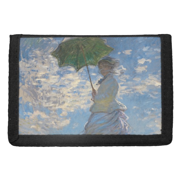Custom Promenade Woman by Claude Monet Trifold Wallet