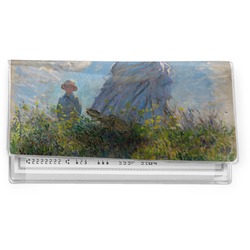 Promenade Woman by Claude Monet Vinyl Checkbook Cover