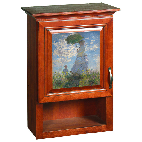 Promenade Woman Wooden Cabinet Decal (Medium)