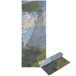 Promenade Woman by Claude Monet Yoga Mat - Printable Front and Back