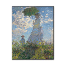 Promenade Woman by Claude Monet Wood Print - 11x14