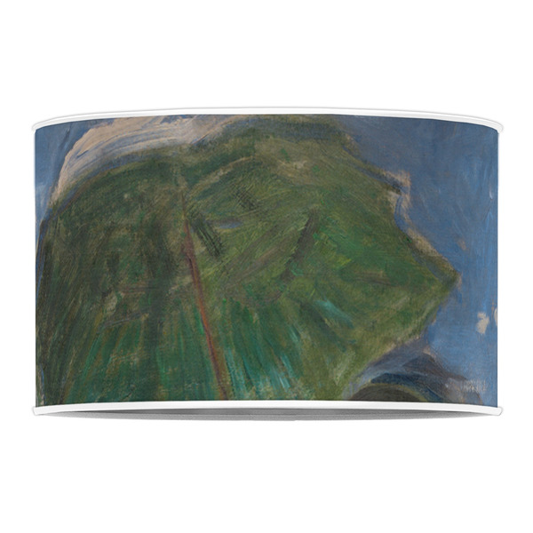 Promenade Woman by Claude Monet 12" Drum Lampshade - FRONT (Poly Film)