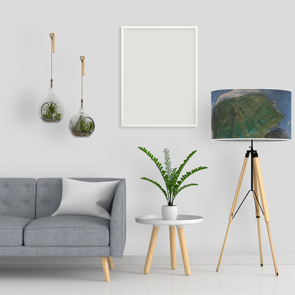 Promenade Woman by Claude Monet 12" Drum Lampshade - LIFESTYLE