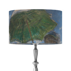 Promenade Woman by Claude Monet 12" Drum Lamp Shade - Fabric