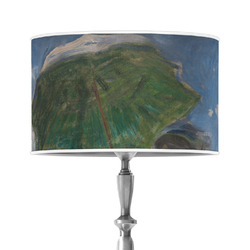 Promenade Woman by Claude Monet 12" Drum Lamp Shade - Poly-film