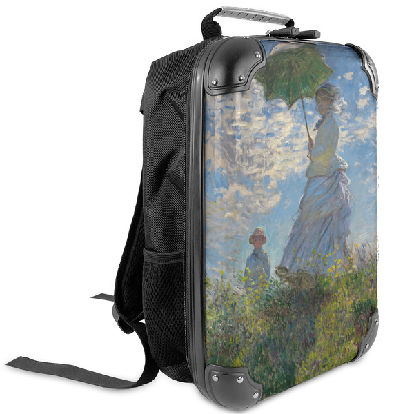 Custom Promenade Woman by Claude Monet Kids Hard Shell Backpack