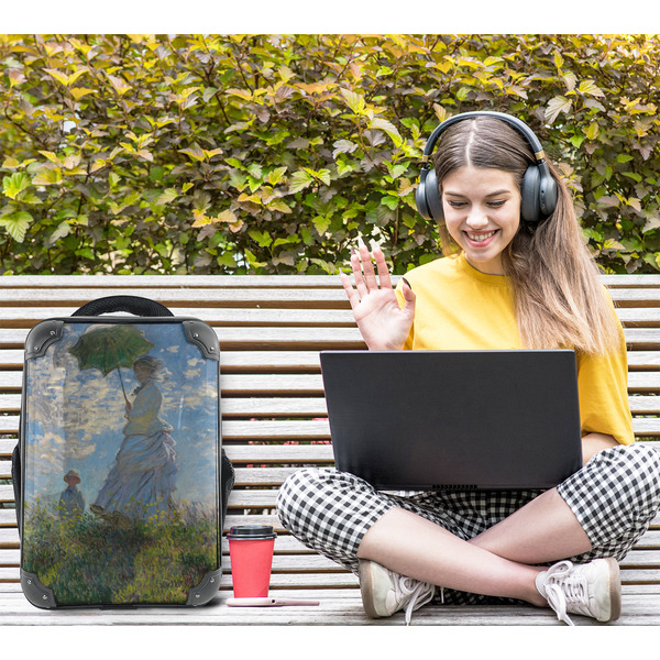 Promenade Woman by Claude Monet 15" Backpack - LIFESTYLE