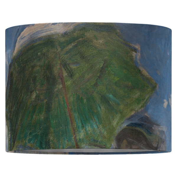 Promenade Woman by Claude Monet 16" Drum Lampshade - FRONT (Fabric)