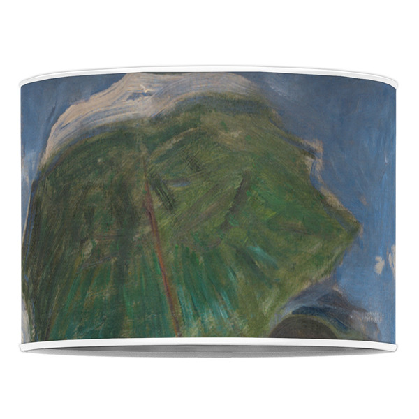 Promenade Woman by Claude Monet 16" Drum Lampshade - FRONT (Poly Film)