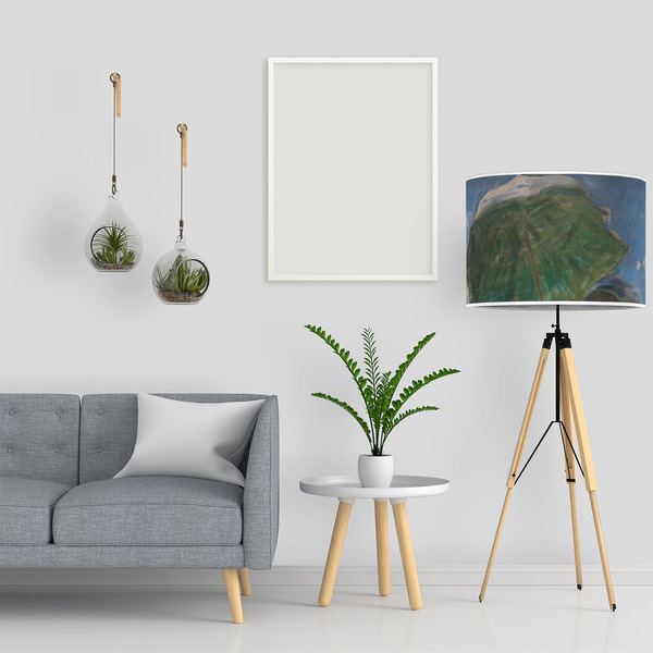 Promenade Woman by Claude Monet 16" Drum Lampshade - LIFESTYLE