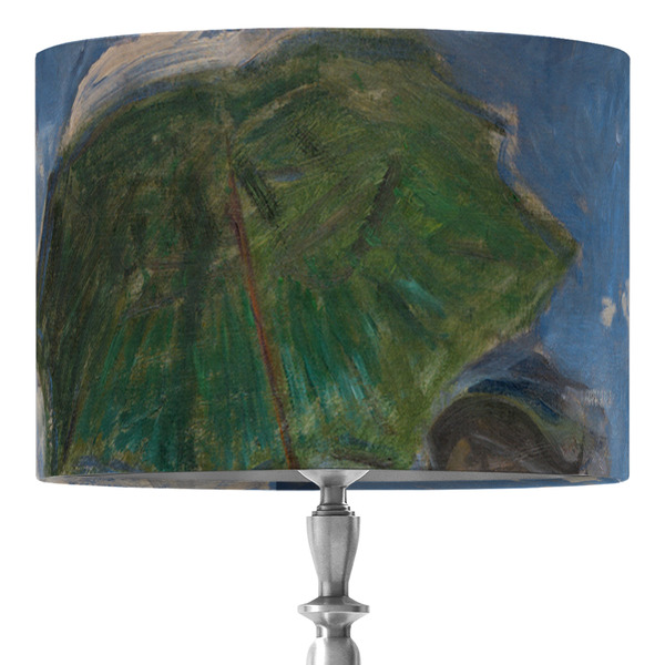 Custom Promenade Woman by Claude Monet 16" Drum Lamp Shade - Fabric