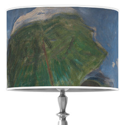 Promenade Woman by Claude Monet Drum Lamp Shade