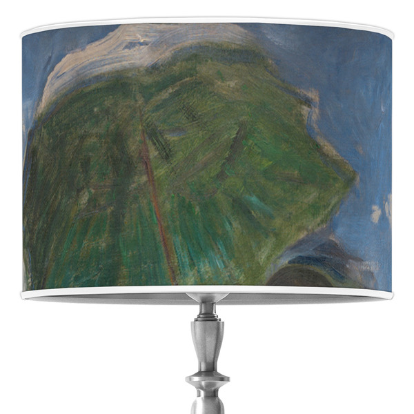 Custom Promenade Woman by Claude Monet 16" Drum Lamp Shade - Poly-film