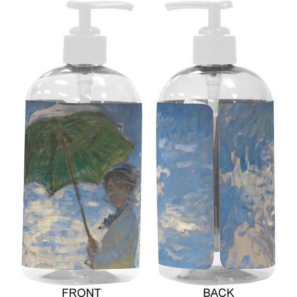 Promenade Woman by Claude Monet 16 oz Plastic Liquid Dispenser- Approval- White