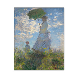 Promenade Woman by Claude Monet Wood Print - 16x20