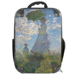Promenade Woman by Claude Monet Hard Shell Backpack