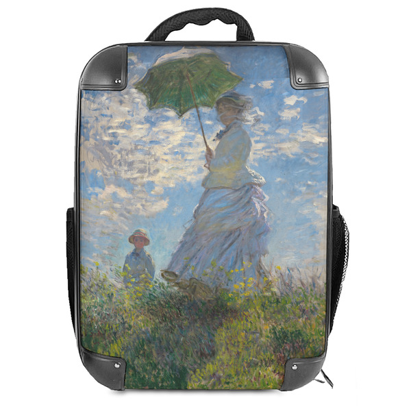 Custom Promenade Woman by Claude Monet Hard Shell Backpack
