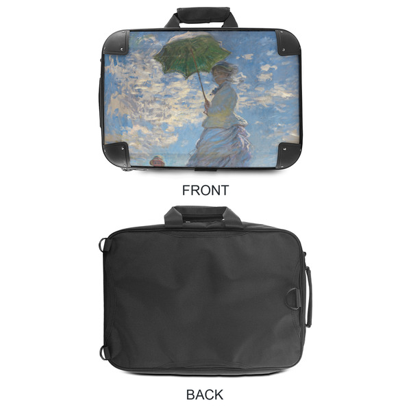Promenade Woman by Claude Monet 18" Laptop Briefcase - APPROVAL