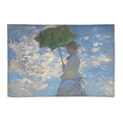 Promenade Woman by Claude Monet Patio Rug