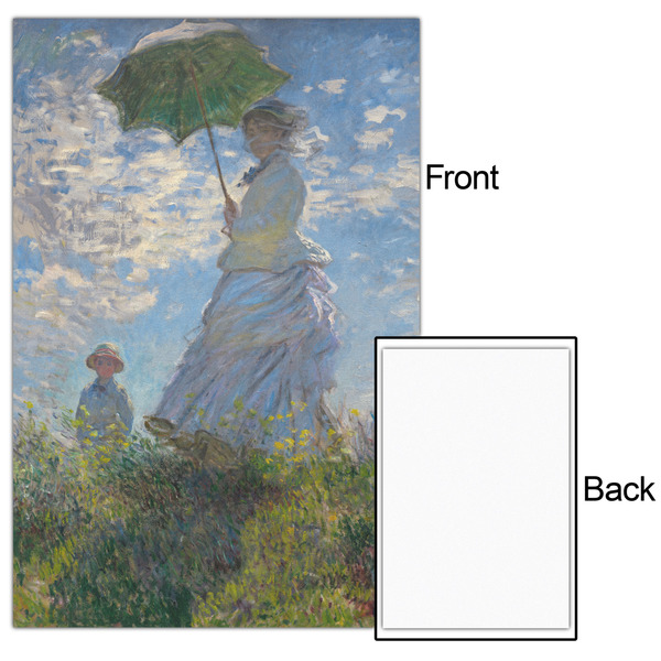 Promenade Woman by Claude Monet 20x30 - Matte Poster - Front & Back