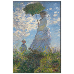 Promenade Woman by Claude Monet Wood Print - 20x30
