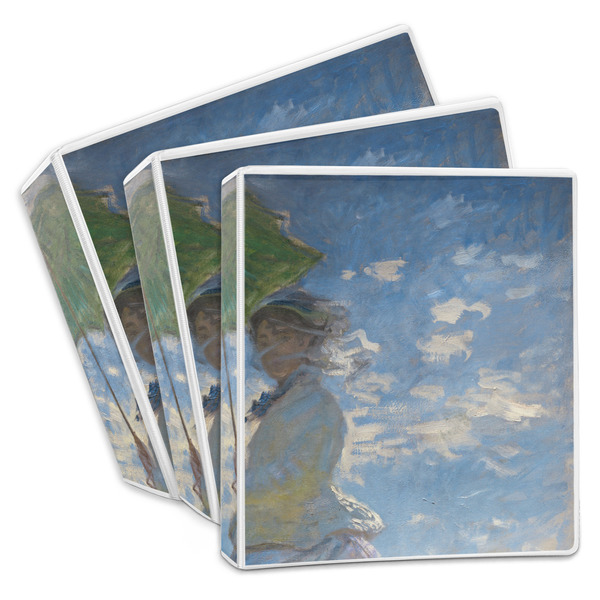 Custom Promenade Woman by Claude Monet 3-Ring Binder