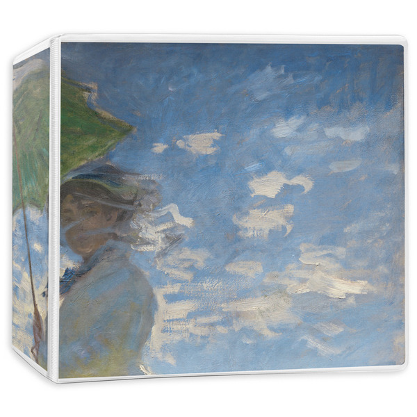 Custom Promenade Woman by Claude Monet 3-Ring Binder - 3 inch