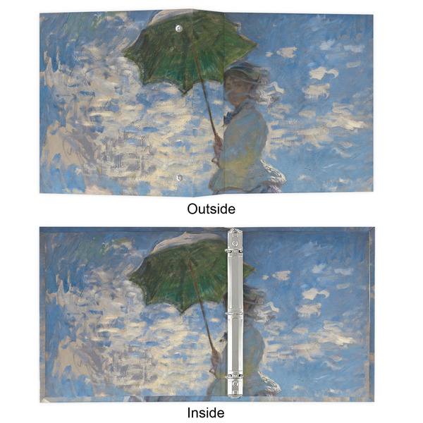 Promenade Woman by Claude Monet 3 Ring Binders - Full Wrap - 1" - APPROVAL