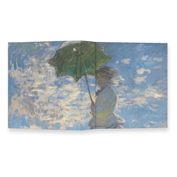 Promenade Woman by Claude Monet 3 Ring Binders - Full Wrap - 1" - OPEN OUTSIDE