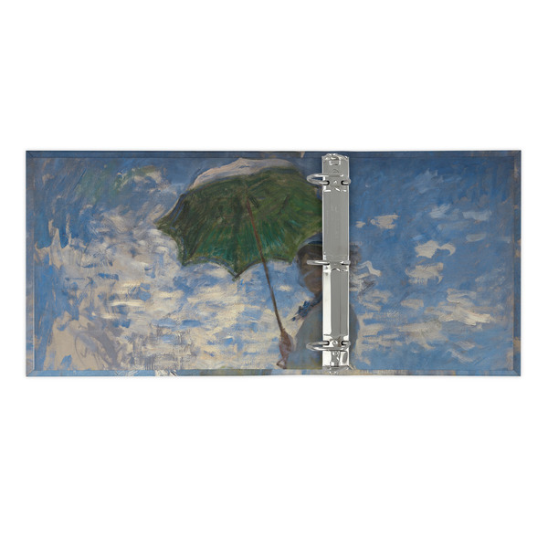 Promenade Woman by Claude Monet 3 Ring Binders - Full Wrap - 2" - OPEN INSIDE