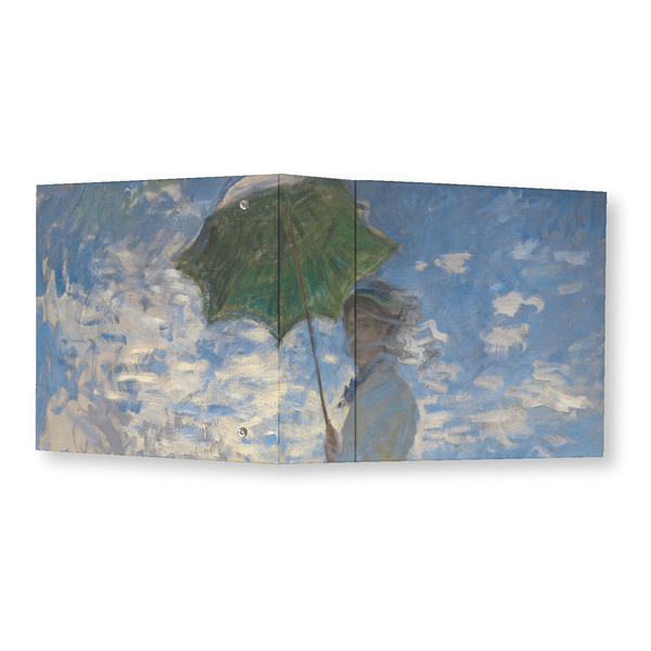 Promenade Woman by Claude Monet 3 Ring Binders - Full Wrap - 3" - OPEN OUTSIDE