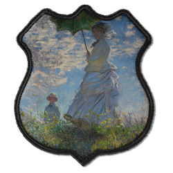 Promenade Woman by Claude Monet Iron On Shield Patch C