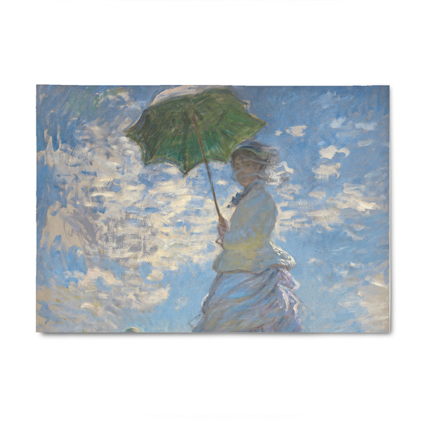Custom Promenade Woman by Claude Monet 4' x 6' Patio Rug