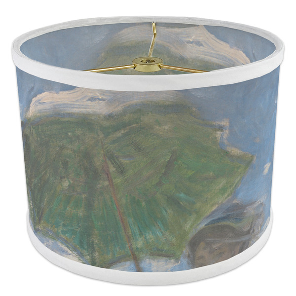 Promenade Woman by Claude Monet 8" Drum Lampshade - ANGLE Poly-Film