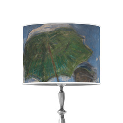 Promenade Woman by Claude Monet 8" Drum Lamp Shade - Poly-film