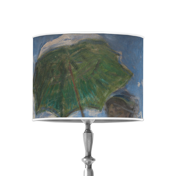 Custom Promenade Woman by Claude Monet 8" Drum Lamp Shade - Poly-film