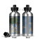 Promenade Woman by Claude Monet Aluminum Water Bottle - Front and Back