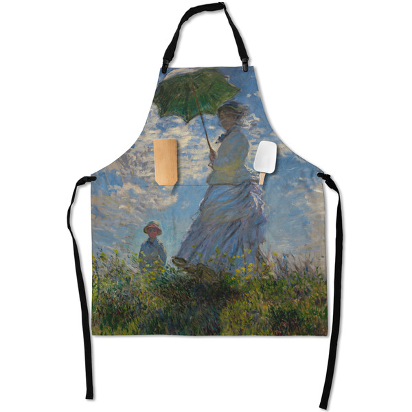 Custom Promenade Woman by Claude Monet Apron With Pockets