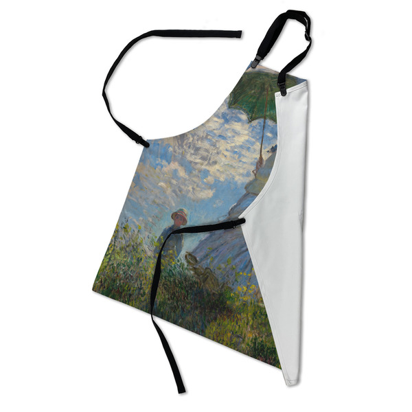 Promenade Woman by Claude Monet Apron - Folded