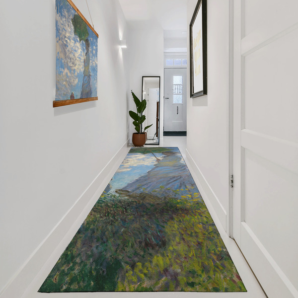 Promenade Woman by Claude Monet Area Rug Sizes - In Context (vertical)