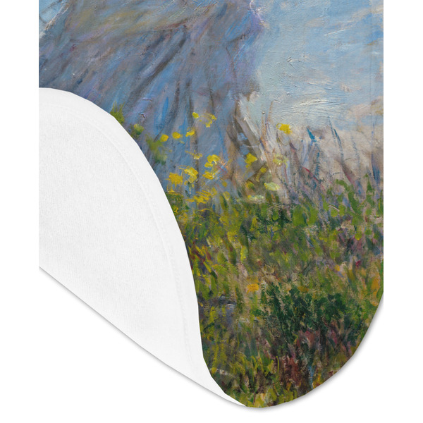 Promenade Woman by Claude Monet Baby Bib - AFT detail
