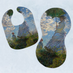 Promenade Woman by Claude Monet Baby Bib & Burp Set