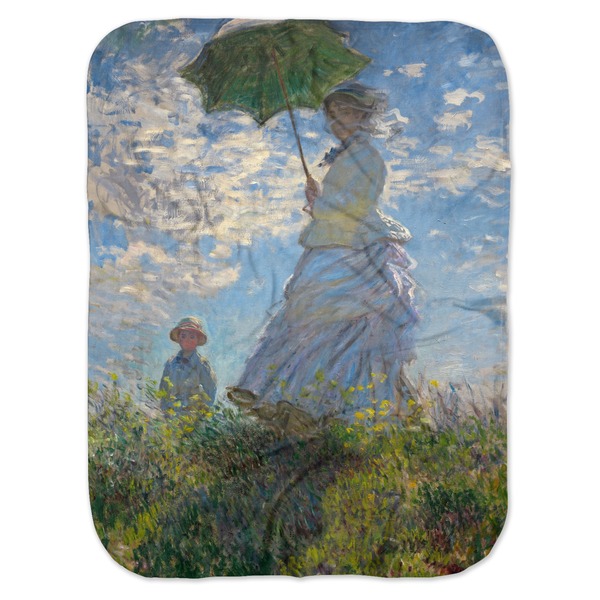 Custom Promenade Woman by Claude Monet Baby Swaddling Blanket