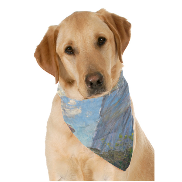 Custom Promenade Woman by Claude Monet Dog Bandana Scarf