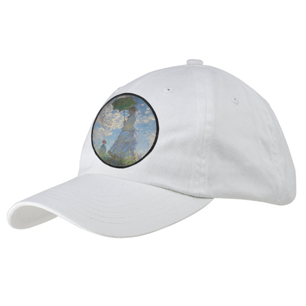 Custom Promenade Woman by Claude Monet Baseball Cap - White