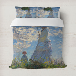 Promenade Woman by Claude Monet Duvet Cover